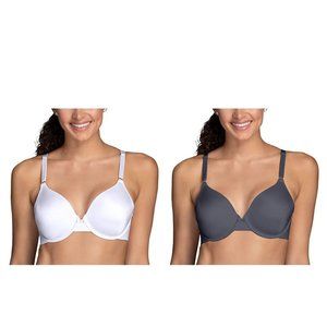 Vanity Fair Beauty Back Full Coverage Underwire Smoothing 75345 Bra 2-Pack